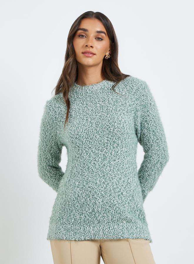 Styli Women Textured Knit Sweater - Image 2